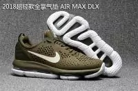 hommes nike air max dlx casual fitness running chaussures army brown